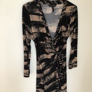 BCBG jersey wrap dress